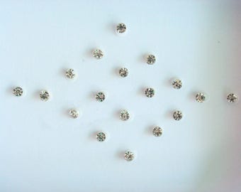 30 Silber Gefälschte Nasenstecker Bindis, Kleben Nasenstecker, Nasenstecker Aufkleber, Diamant Bindi Aufkleber, Kleine Bindi Aufkleber, 1mm 2mm 3mm Nasenstecker