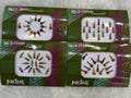 Long Multicolor Bindis: Self Adhesive Face Stickers