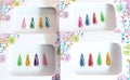 Teardrop Tilak Bindis: Multicolor Face Stickers, Bollywood Wedding Stickers
