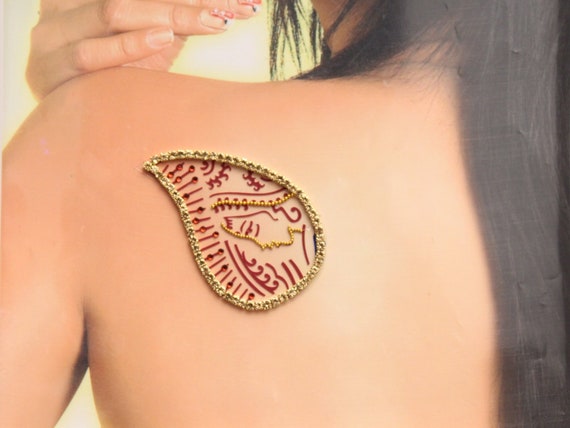 Men Women Bodi Art Gold Metallic Tattoo Sticker Chain Bracelet Fake Jewelry  Waterproof Temporary Tattoo Body Tattoos Festival  Temporary Tattoos   AliExpress