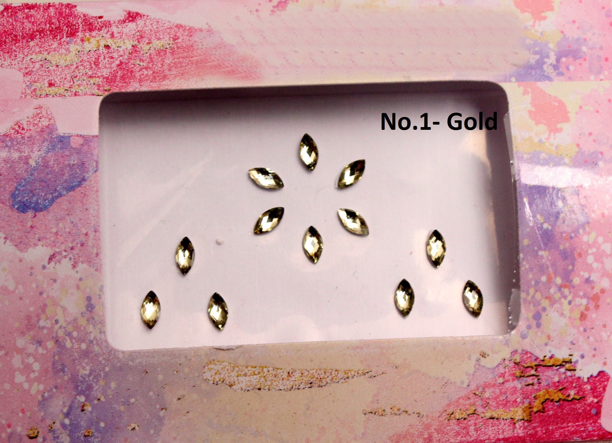 Face Jewels Stick On Face GemsGold Face Festival Jewels Etsy