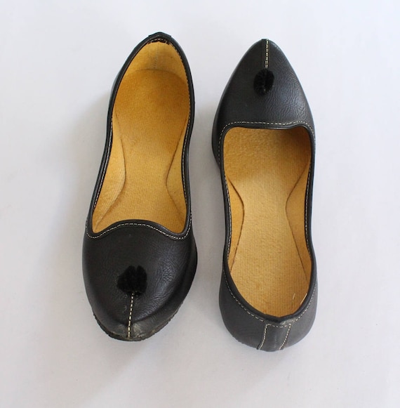 Black flats size best sale 4