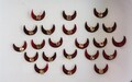 Half Moon Bindis Forehead Stickers,Chhand  Bindis Stickers,Half Moon Bindis,Moon Face Bindis,Bollywood Bindis,Self Adhesive Stickers