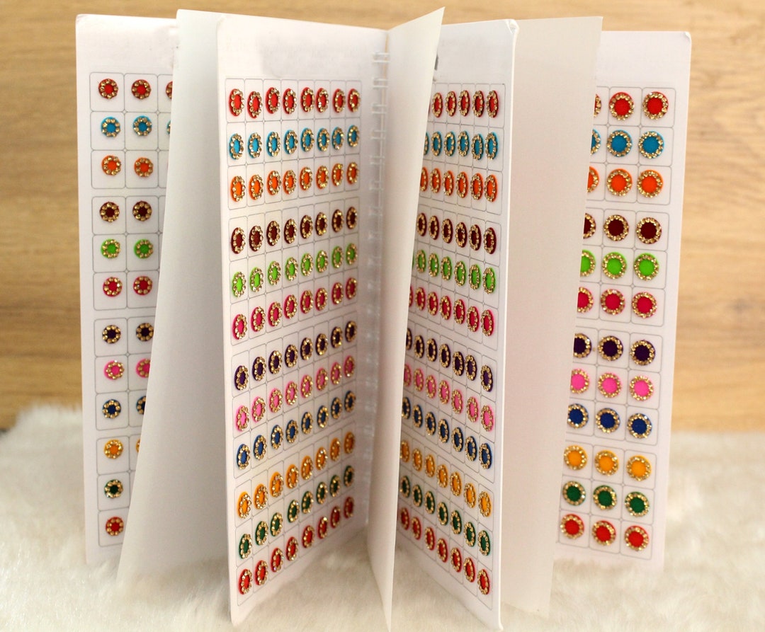 Sticker For Forehead Rhinestone Bindi Stickers: Round Forehead Jewels Book - Etsy