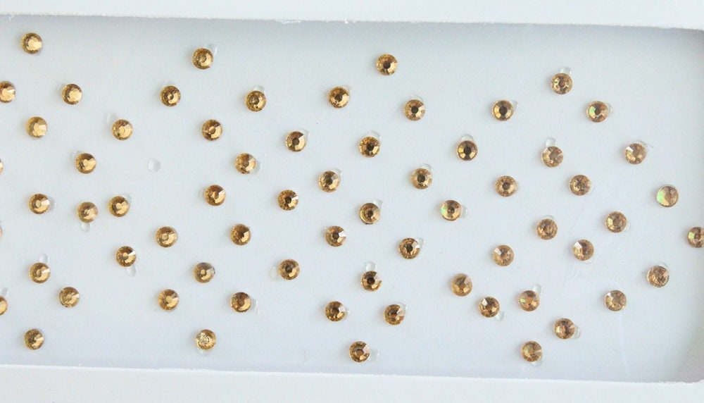 Gold Fake Nose Studs Stickers85 Gold Belly Dance Art Small Etsy