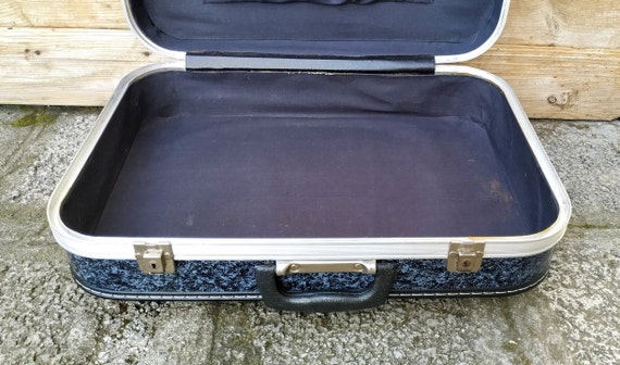 Vintage Cardboard Suitcase Distressed Travel Box … - image 8