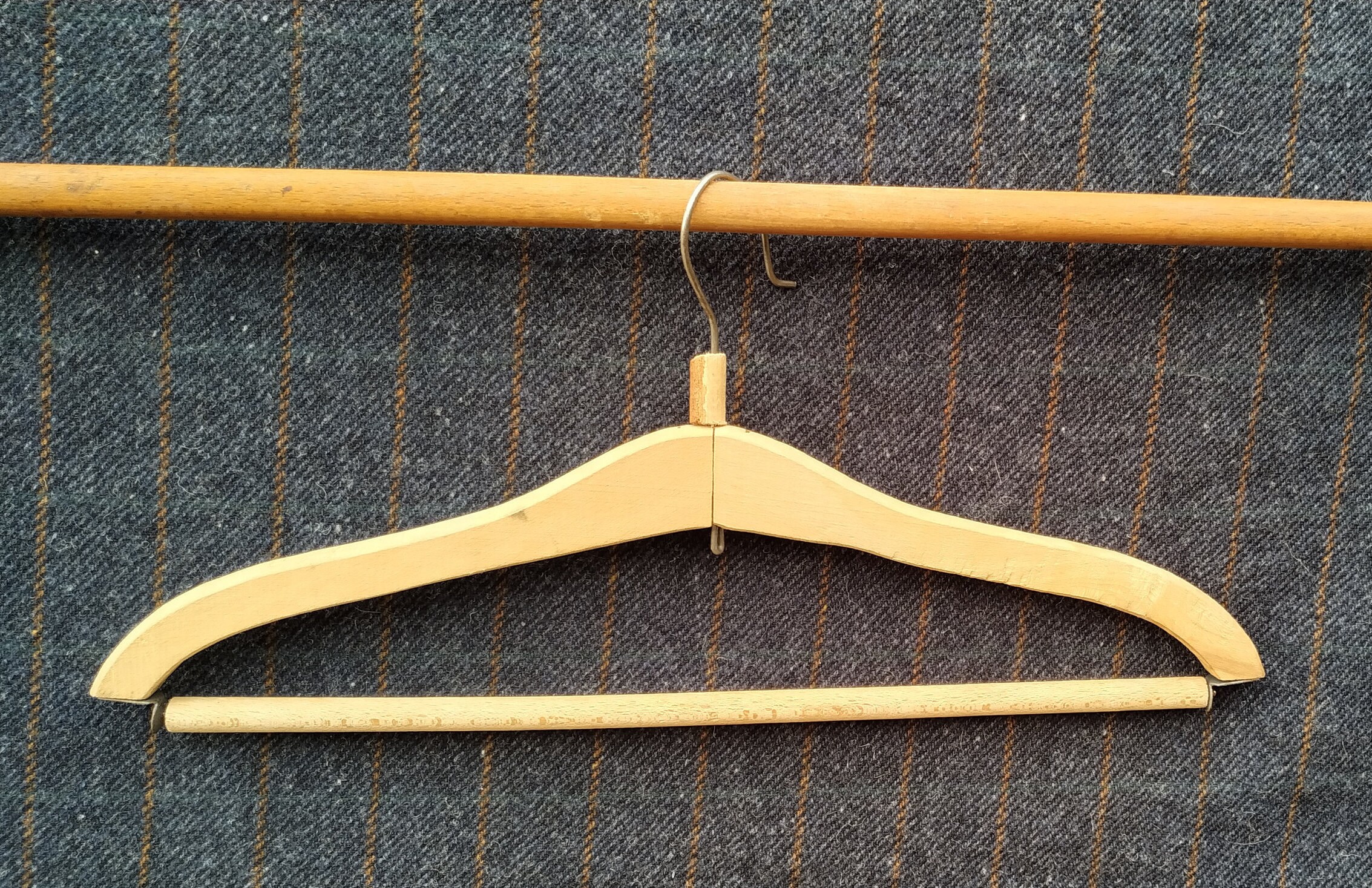 Vintage Wooden Coat Hanger Clothing Hanger Antique Wooden Coat Rack