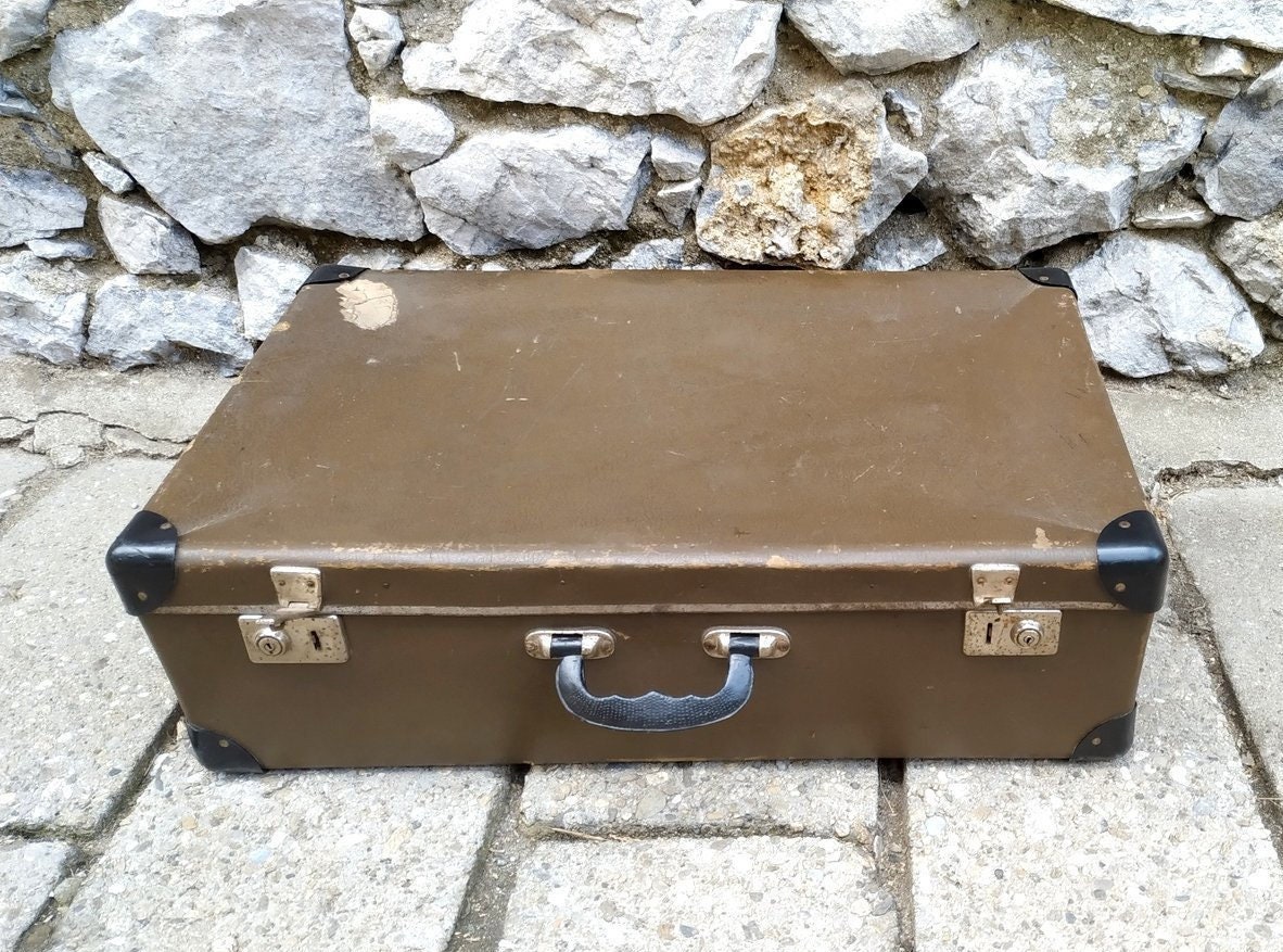 cardboard suitcases