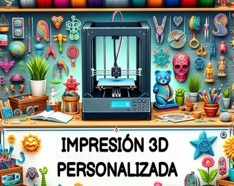 Impresión 3D Personalizadas por encargo Resina/PLA / Figuras / Cosplay / Llaveros / Soportes auriculares / Accesorios videojuegos / Anime