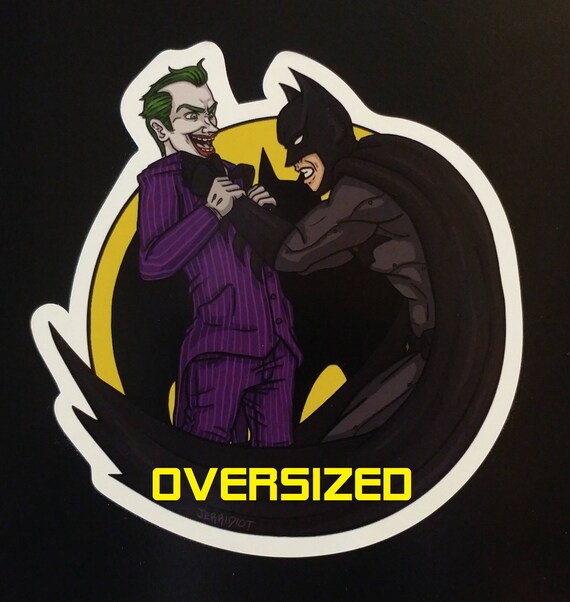 Oversized Batman Vs. Joker Magnet 