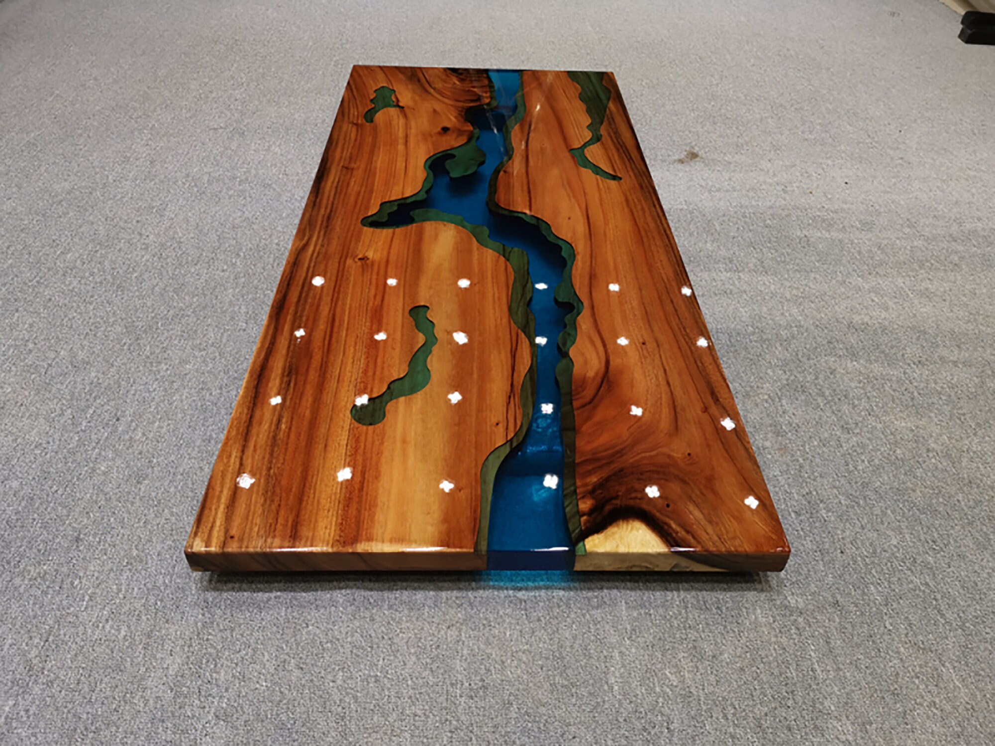 South American Walnut Resin Table Top Epoxy Resin Tabletop Etsy