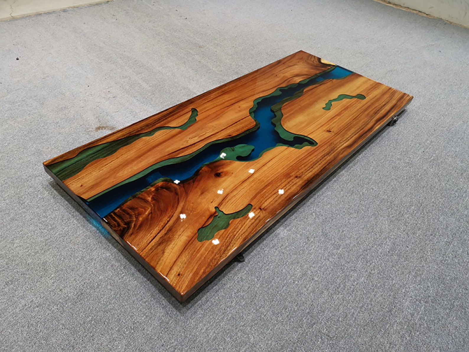 South American Walnut Resin Table Top Epoxy Resin Tabletop Etsy