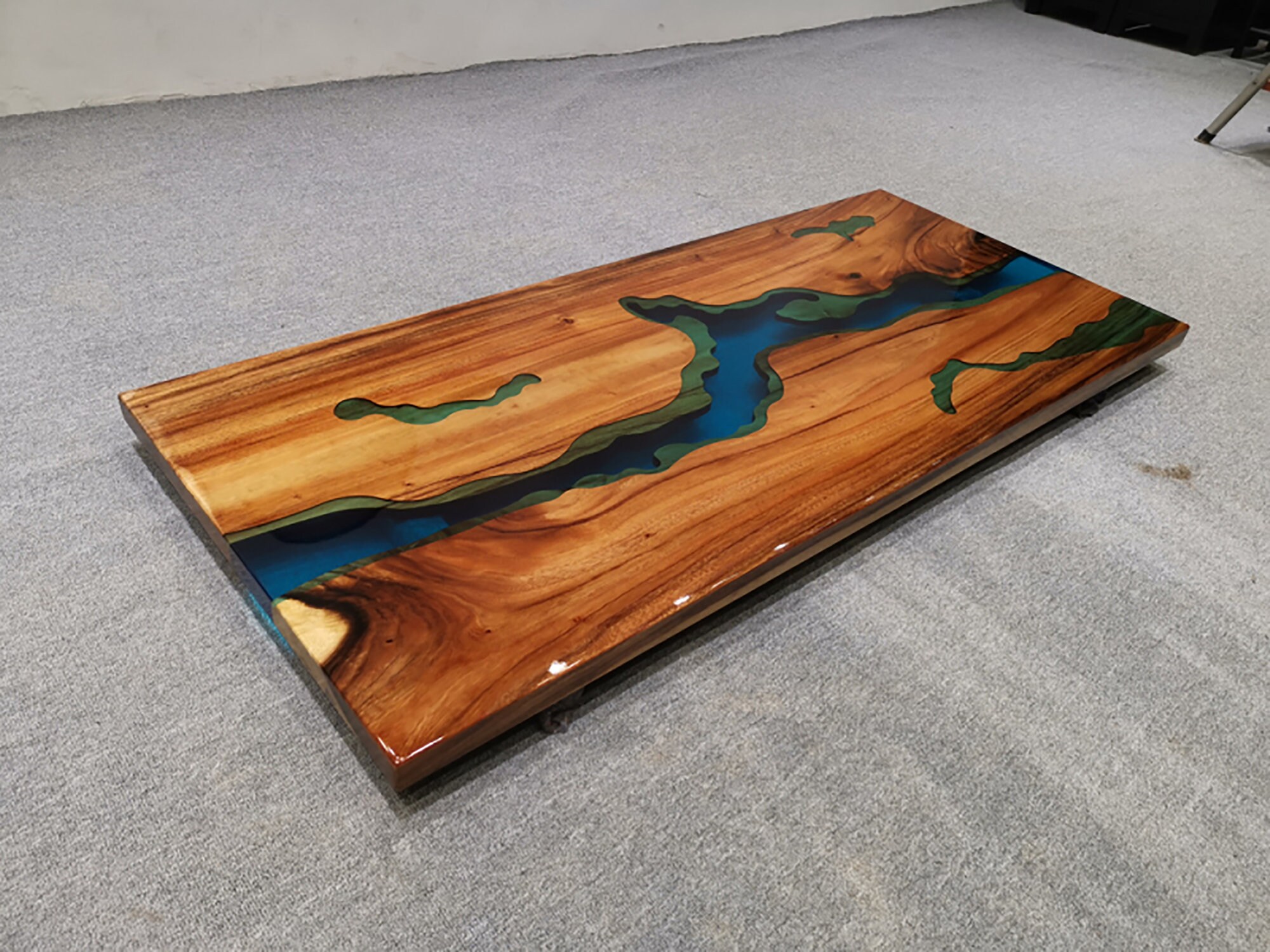 South American Walnut Resin Table Top Epoxy Resin Tabletop Etsy