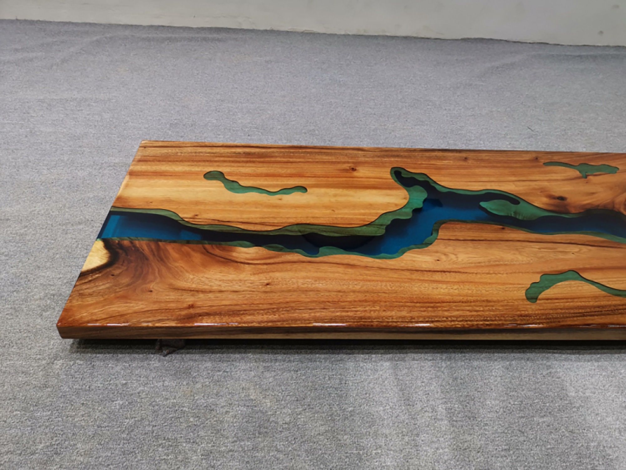 South American Walnut Resin Table Top Epoxy Resin Tabletop Etsy