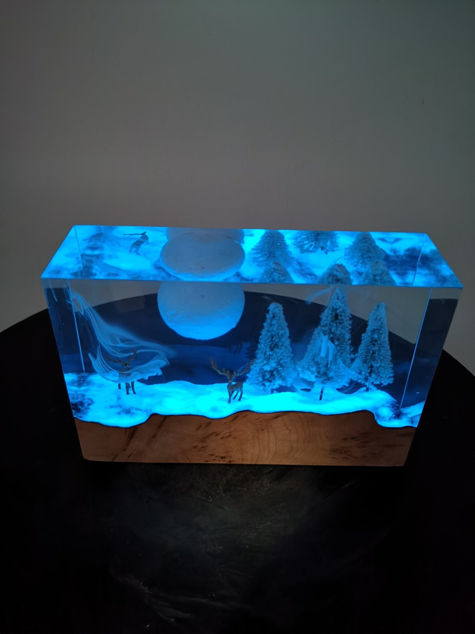 Christmas Epoxy Resin Ornaments Personalized Art Jewelry Etsy