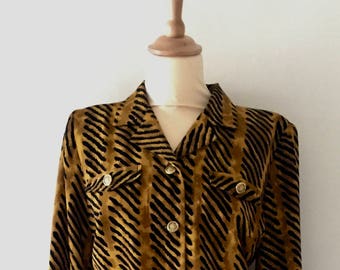 Vintage 1980's oversized shirt dress