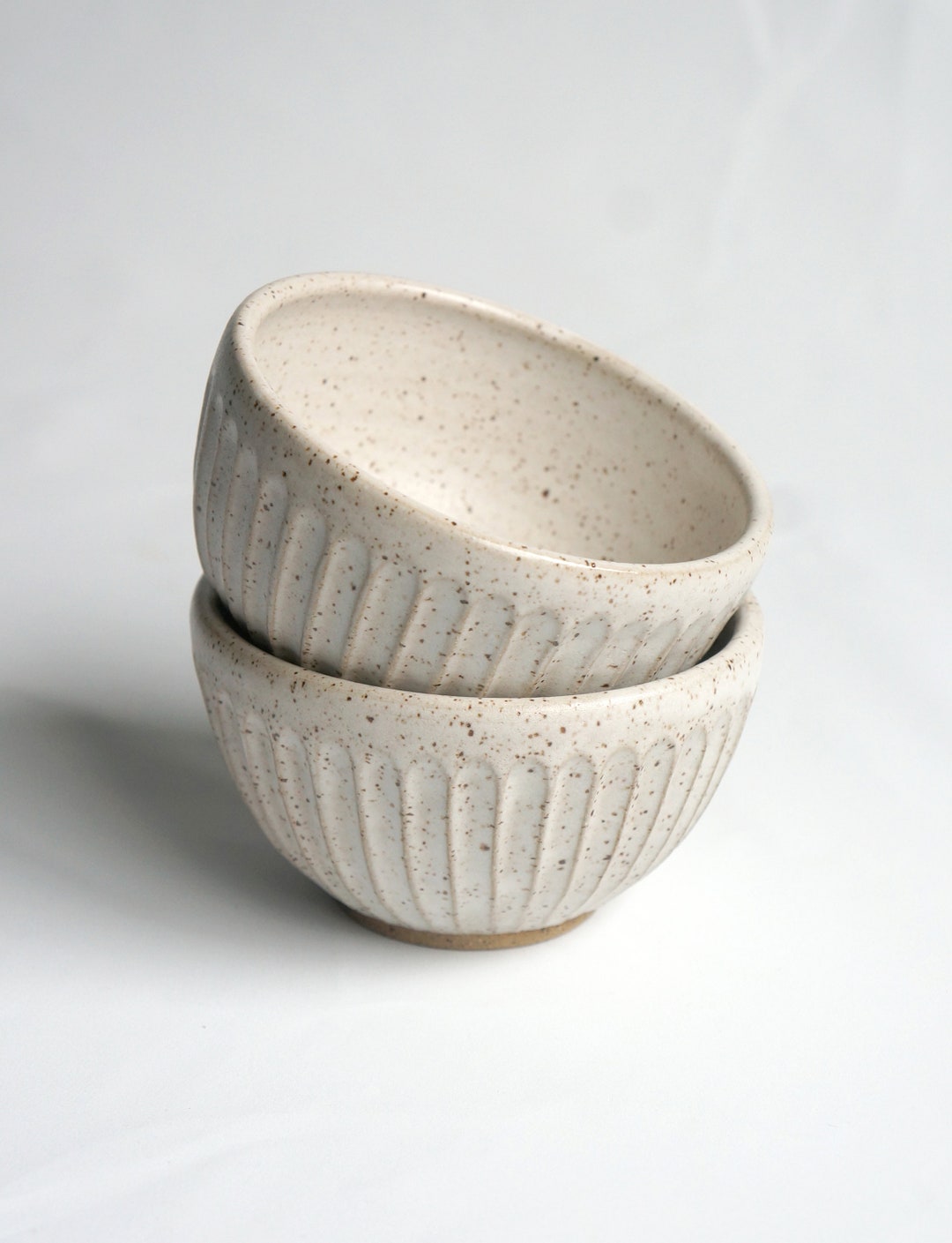 Fluted Ice Cream Bowl Etsy