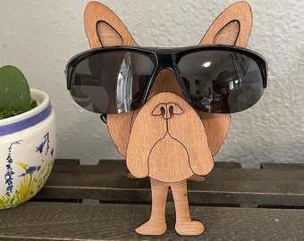 Boston Terrier Eyeglasses Stand