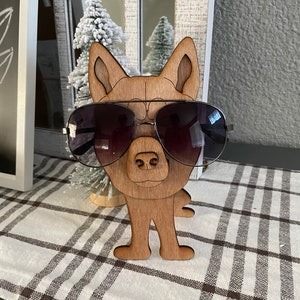 Siberian Husky Dog Eyeglasses Stand