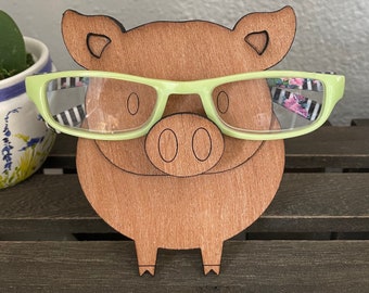 Pig Eyeglasses Stand