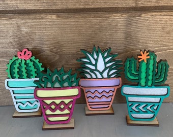 Mini Succulent DIY paint craft kit
