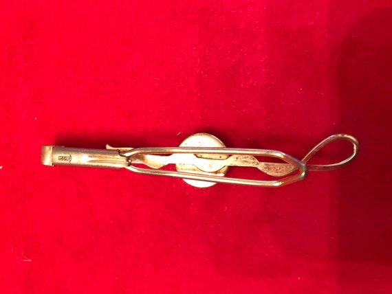 Vintage Riding Horse and Bull whip Tie clip 1940’… - image 8