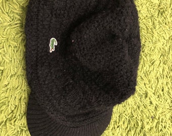 lacoste skull cap