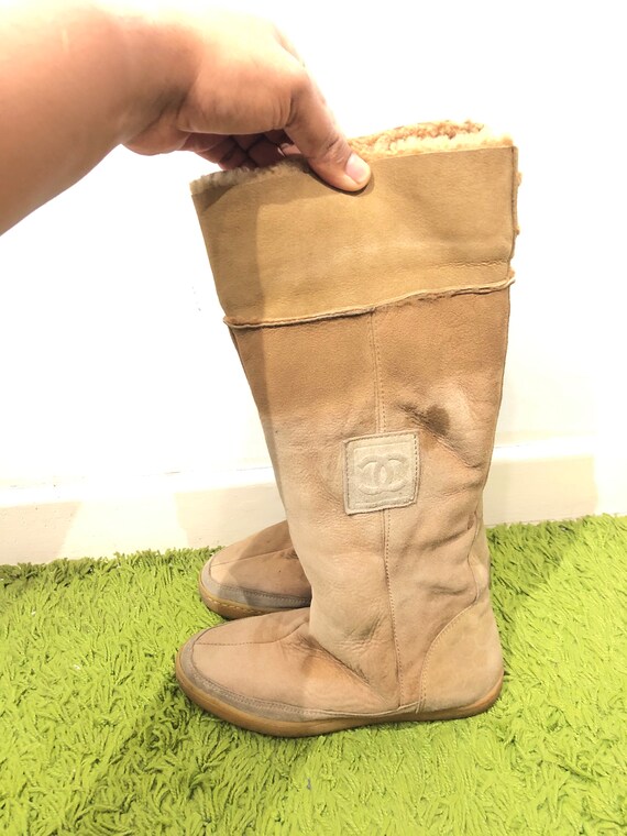chanel winter boots