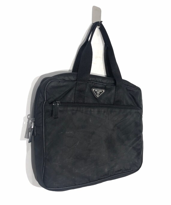 Prada Nylon Material Document/ Ipad Bag