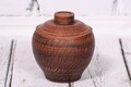 Handcrafted Red Clay Dutch Oven: Ceramic Baking Pot (500ml)