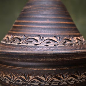 Handmade Ceramic Tagine Pot: Moroccan Cooking Casserole image 9