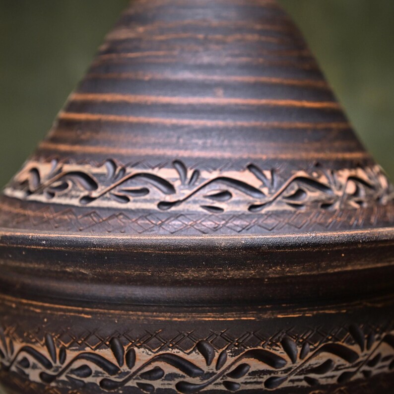 Handmade Ceramic Tagine Pot: Moroccan Cooking Casserole image 9