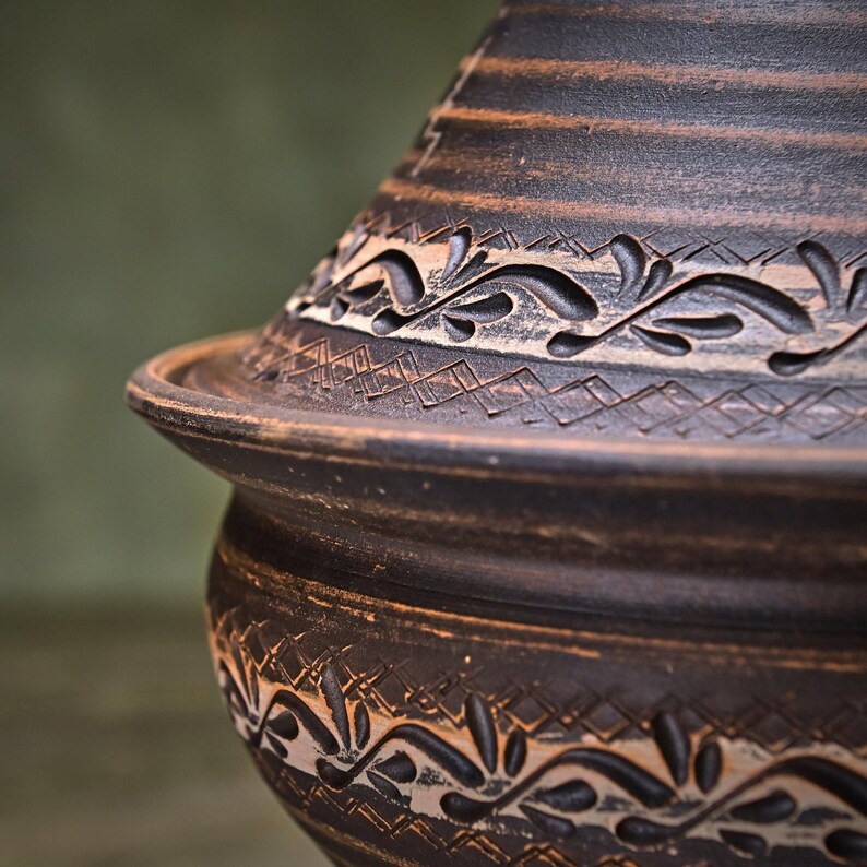 Handmade Ceramic Tagine Pot: Moroccan Cooking Casserole image 10