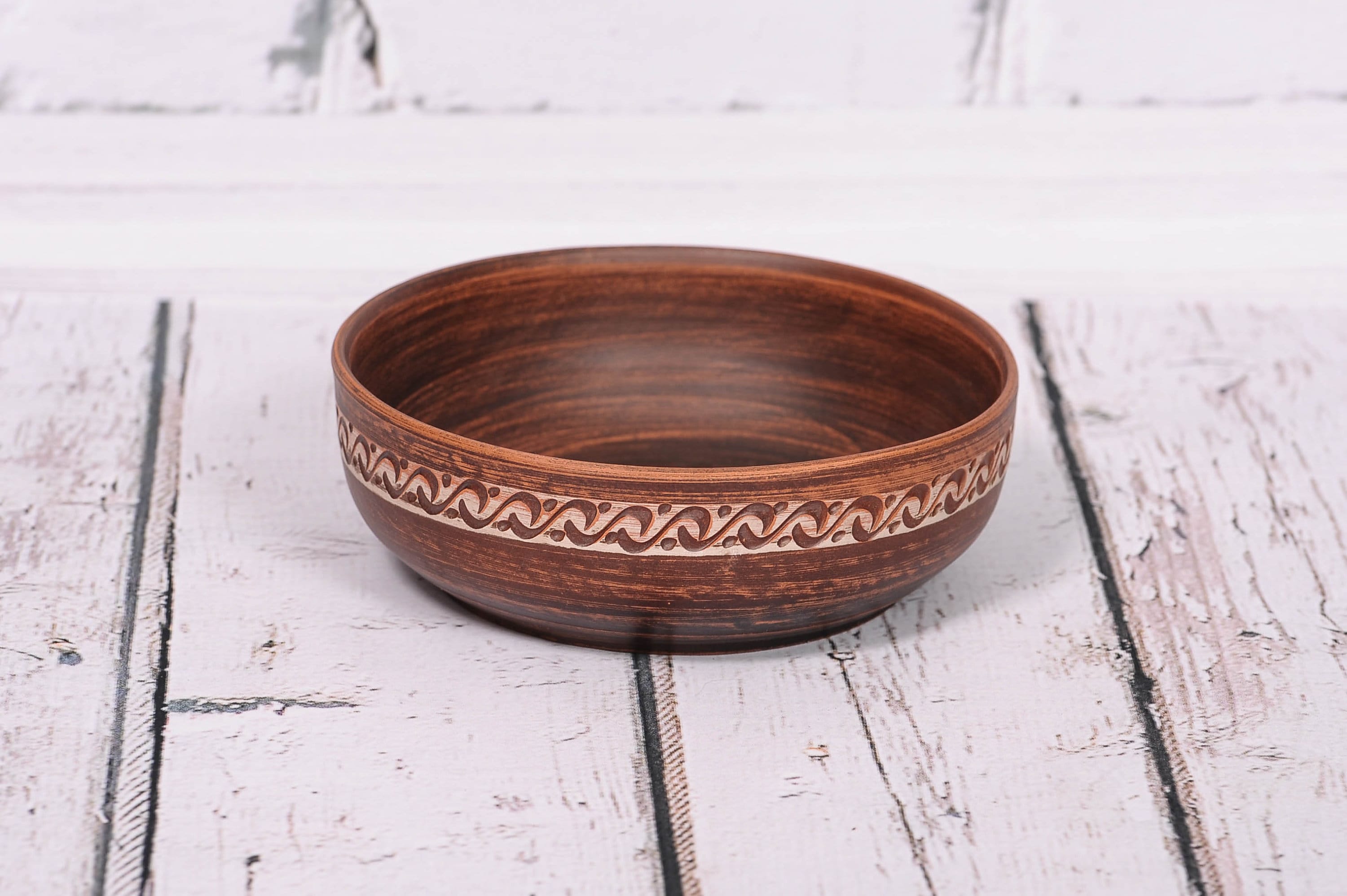 Plato artesanal de arcilla roja Platos artesanales de ceramica Plato de ceramica de arcilla para sopa Sopera rustica Sopera Etsy Espana