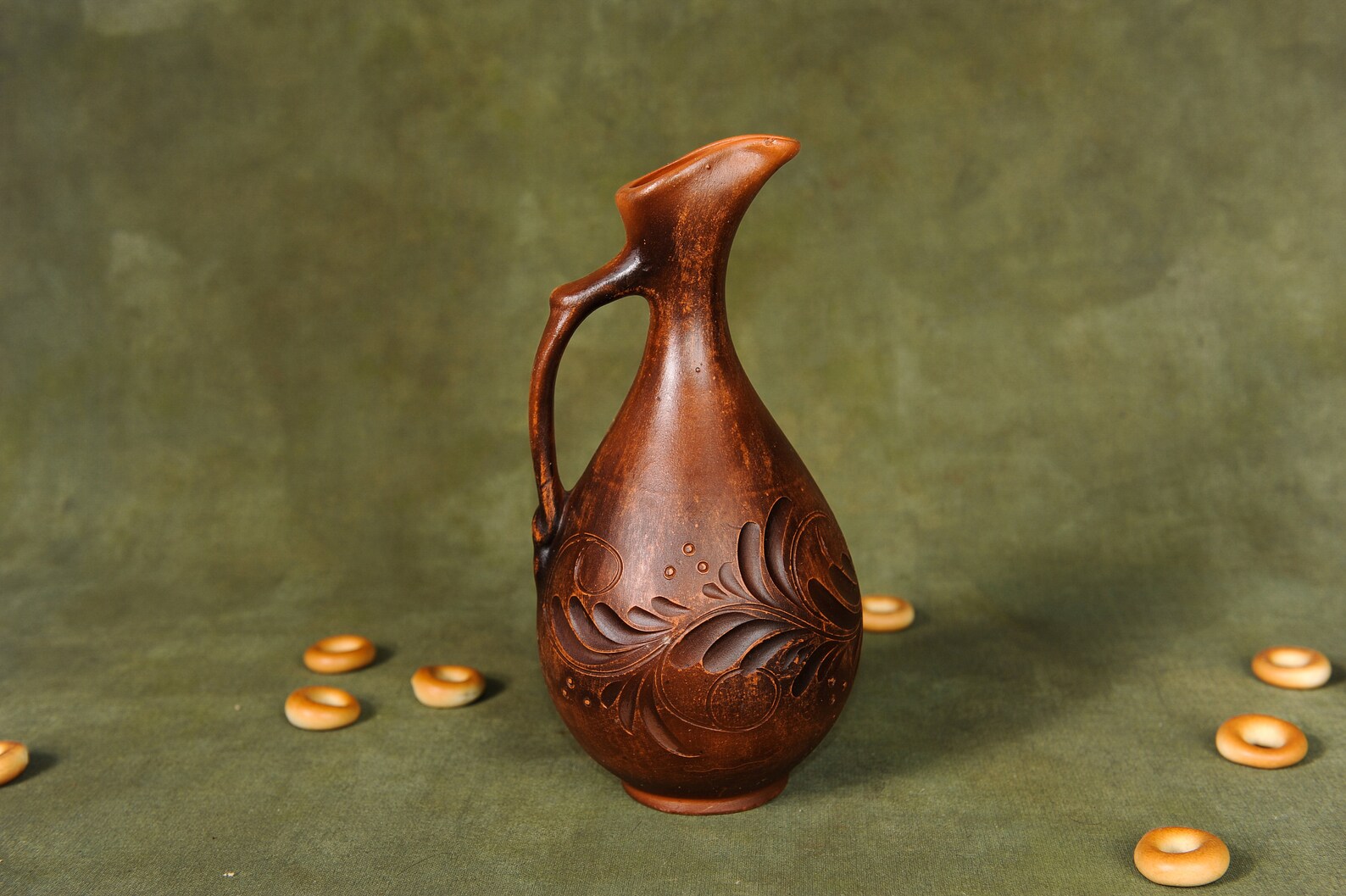 Handmade Small Clay Jug Ceramic Vessel for Wine Water Juice Etsy