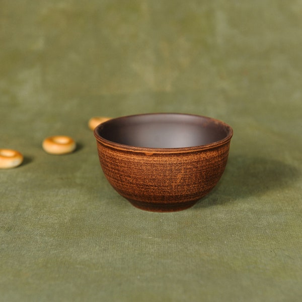 Ceramic small dipping bowl tea ceremony cup rustic soup handmade pottery bowl for candles wholesale ceramics salt cellar tea lover gift