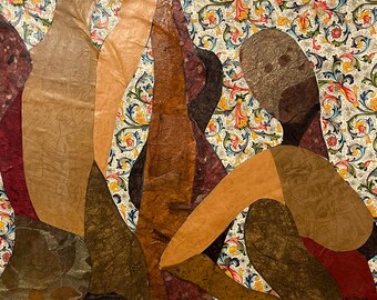 Untitled, unframed collage picture, original artwork