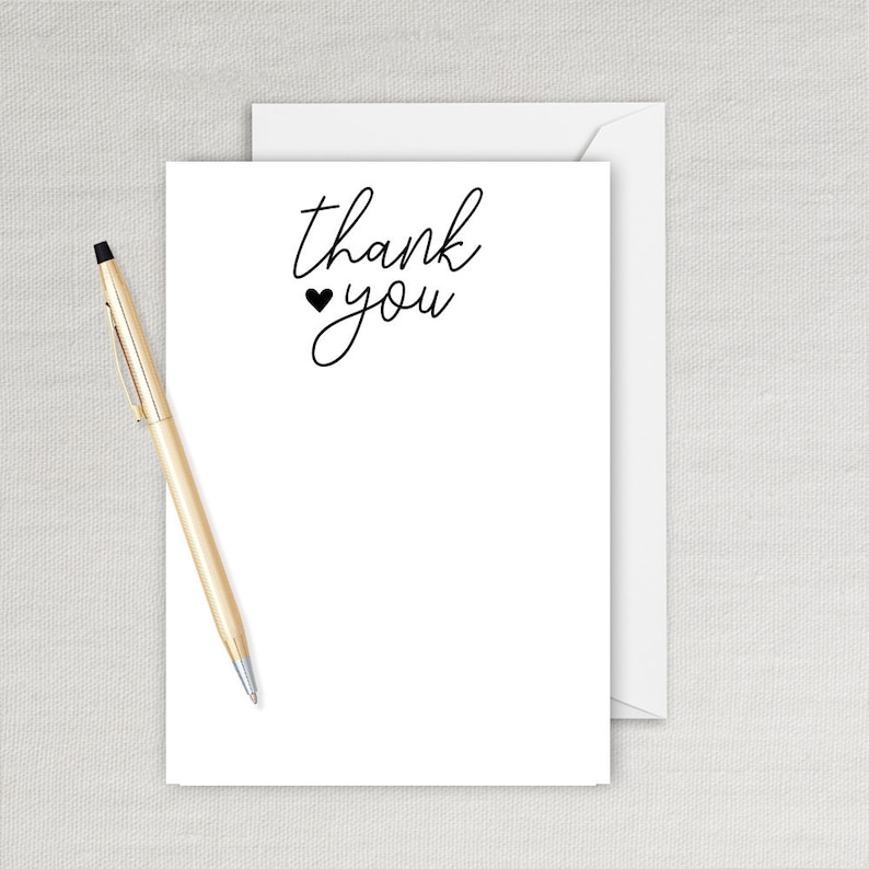 Gender Neutral Thank You Card Hey Baby Shower Thank You Sip and See Thank You Note Instant Digital Download Black and White