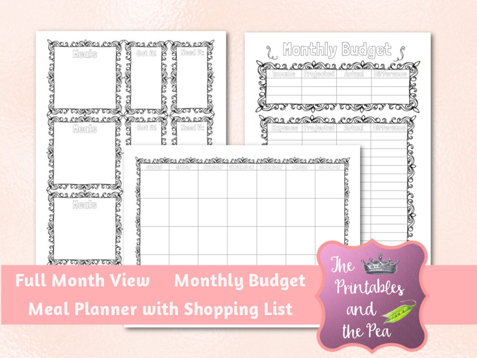 Coloring Page Planner - Etsy