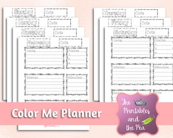 Brainstorming Planner Sheets Printable PDF for Non-linear Planning ...