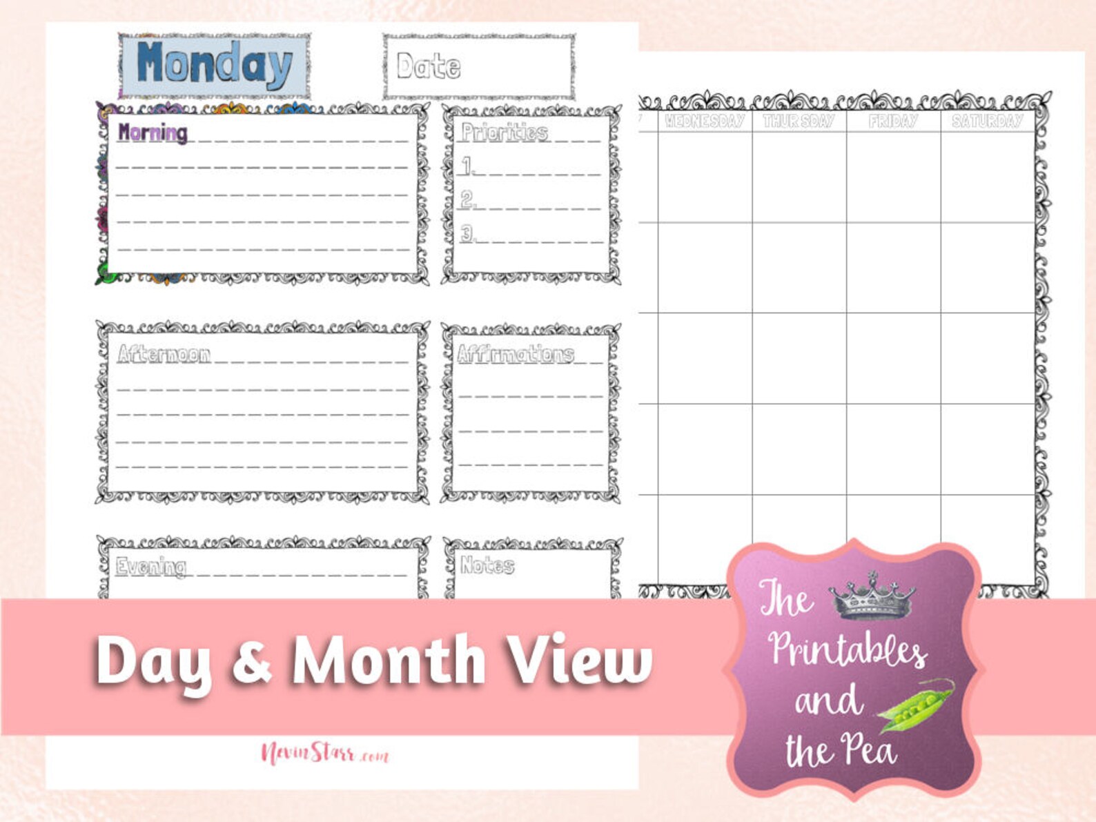 Coloring Page Planner - Etsy