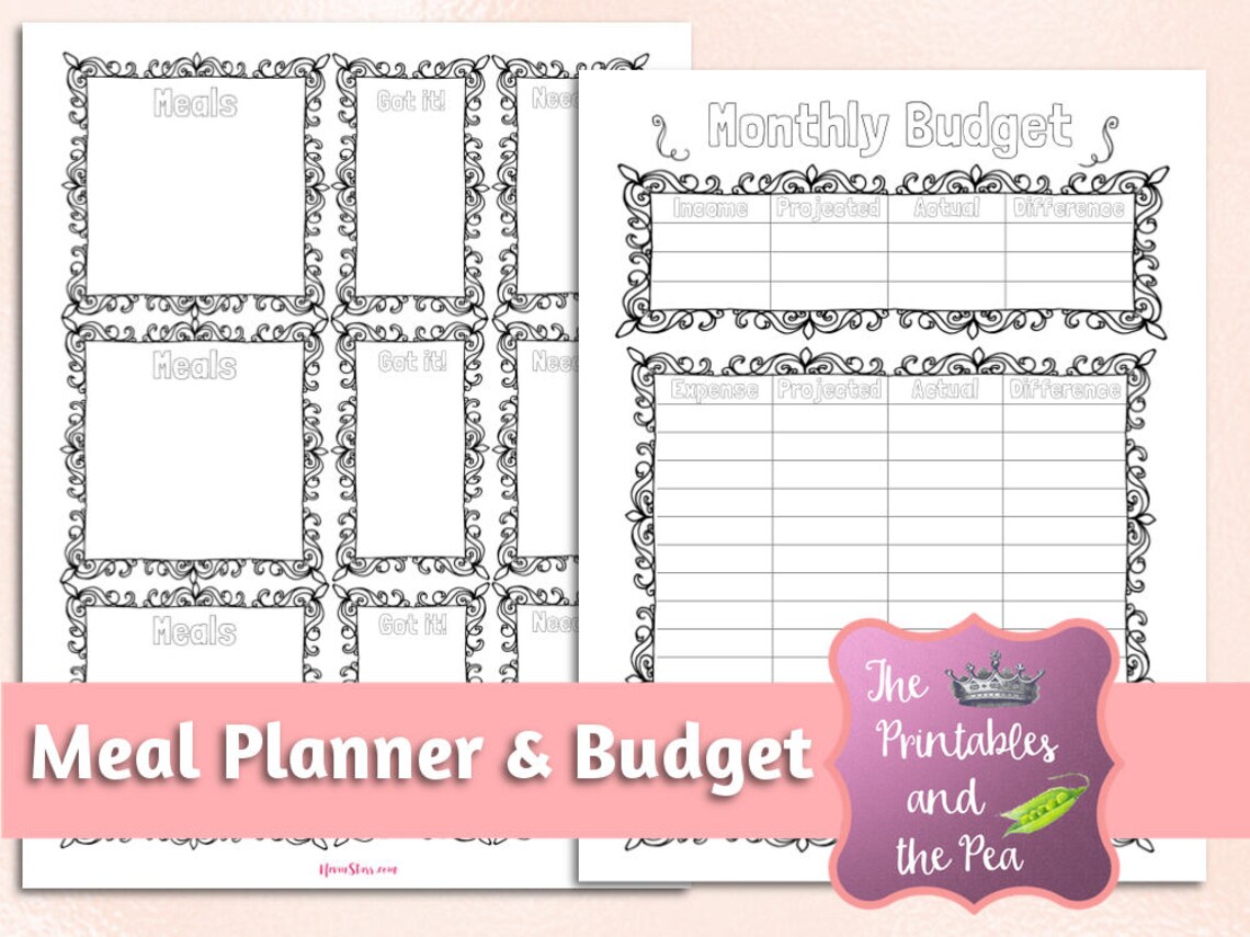 Coloring Page Planner - Etsy