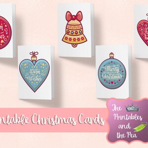 5 Printable Christmas Cards