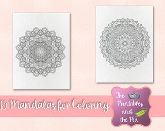 Huge Lot of Printable Mandala Coloring Pages