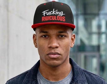 F*cking Ridiculous flat bill snapback | Embroidered script logo, multiple colors