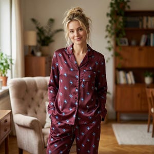 Tiny Warp Core Women's Satin Pajamas