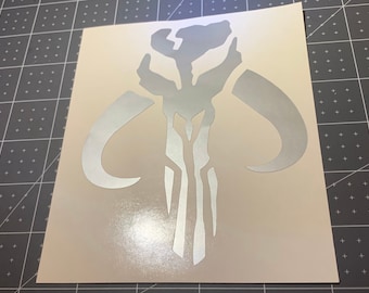 Mandolorian Mythosaur Emblem Decal - 6 Inches
