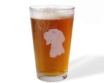 Boykin Spaniel Engraved Pint Glass
