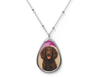 Boykin Spaniel Oval Necklace