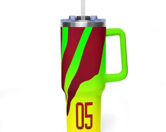 Classic Jurassic Island Camo Tumbler | 40oz Stainless Travel Mug